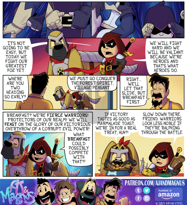AJ and Magnus - Wednesday January 9, 2019 Comic Strip