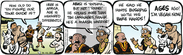 JumpStart on Thursday March 12, 2020 Comic Strip
