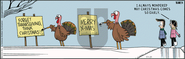 Grand Avenue on Tuesday November 21, 2023 Comic Strip