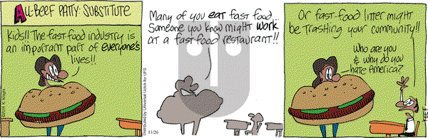 The Knight Life on Wednesday November 26, 2014 Comic Strip