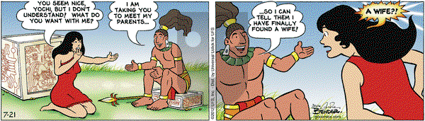 Alley Oop on Saturday July 21, 2012 Comic Strip