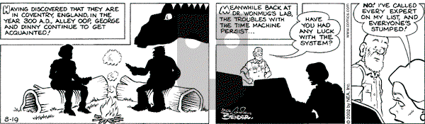 Alley Oop on Monday August 19, 2002 Comic Strip