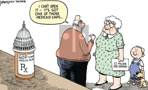 Robert Ariail on Tuesday June 27, 2017 Comic Strip