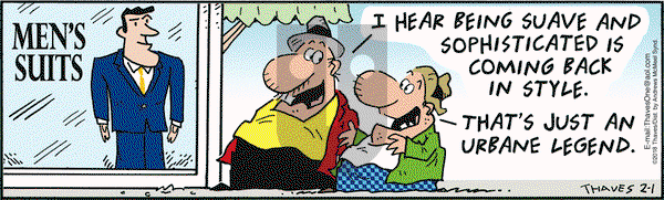 Frank and Ernest on Thursday February 1, 2018 Comic Strip
