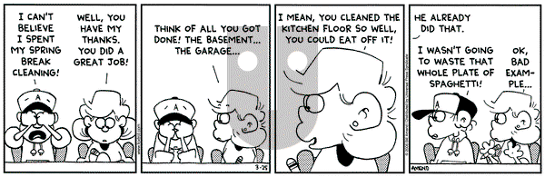 FoxTrot - Saturday March 25, 2006 Comic Strip