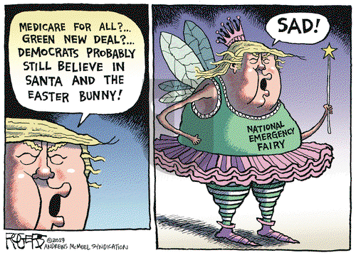 Rob Rogers on Wednesday February 20, 2019 Comic Strip