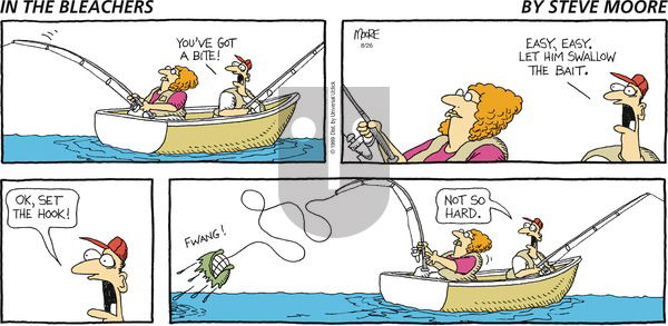 In the Bleachers on Sunday August 26, 2012 Comic Strip