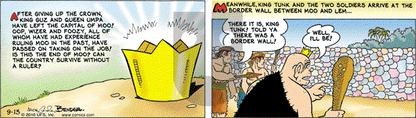 Alley Oop on Monday September 13, 2010 Comic Strip