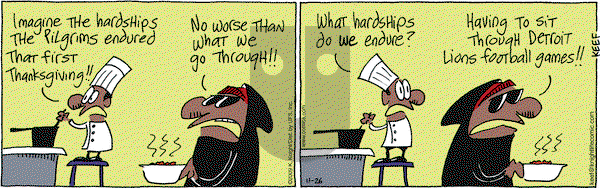 The Knight Life on Thursday November 26, 2009 Comic Strip