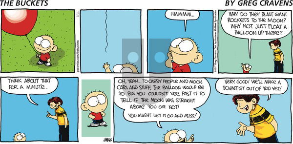 The Buckets on Sunday October 22, 2017 Comic Strip
