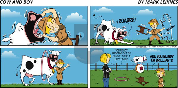 Cow and Boy Classics on Sunday September 10, 2006 Comic Strip
