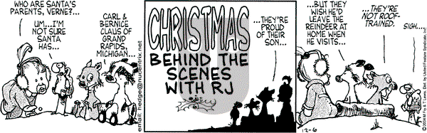 Over the Hedge on Monday December 6, 2004 Comic Strip