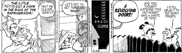 Over the Hedge on Thursday March 26, 1998 Comic Strip