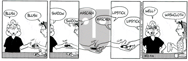 Luann on Wednesday July 16, 1997 Comic Strip