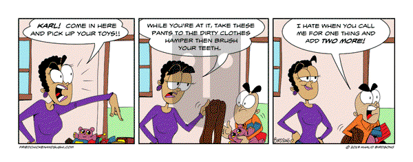 Little Fried Chicken and Sushi on Monday February 24, 2025 Comic Strip