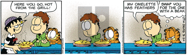 Garfield - Monday March 20, 2000 Comic Strip
