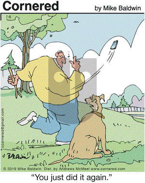 Cornered on Saturday July 6, 2019 Comic Strip
