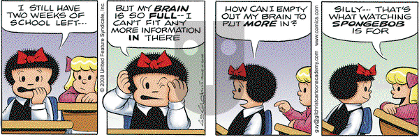 Nancy on Wednesday June 4, 2008 Comic Strip