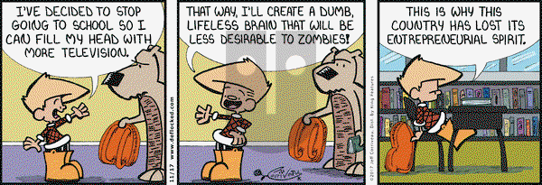 DeFlocked on Friday November 17, 2017 Comic Strip
