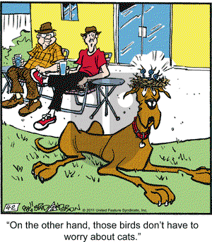 Marmaduke on Saturday April 2, 2011 Comic Strip