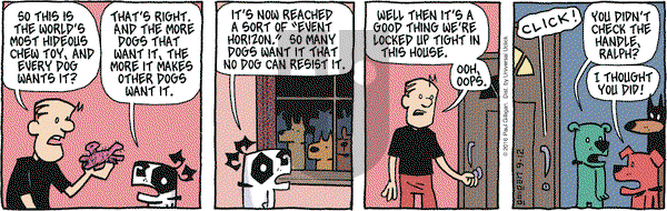 Pooch Cafe on Monday September 12, 2016 Comic Strip