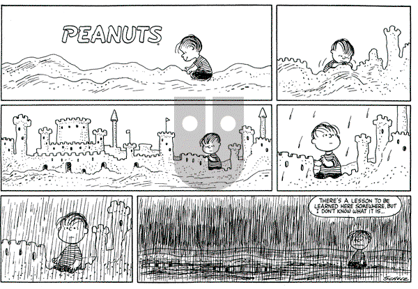 Peanuts on Sunday March 22, 1959 Comic Strip