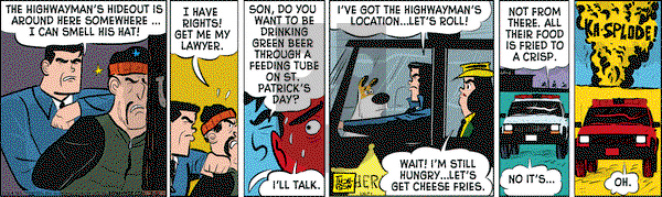 Rip Haywire on Wednesday March 5, 2014 Comic Strip