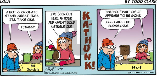 Lola - Sunday January 19, 2025 Comic Strip