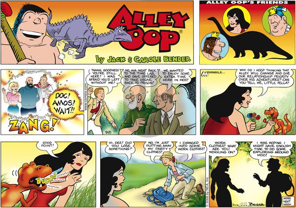 Alley Oop on Sunday September 21, 2008 Comic Strip