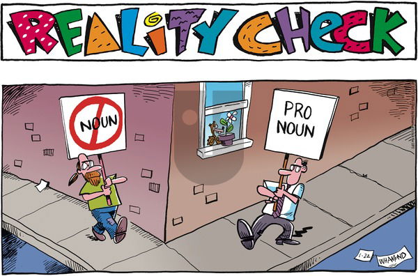Reality Check on Sunday January 22, 2012 Comic Strip