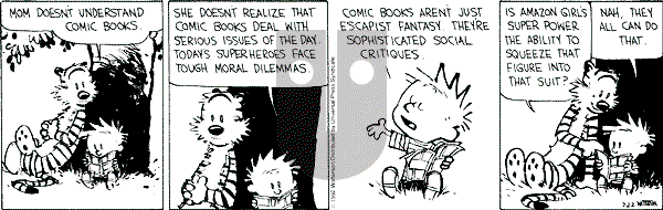 Calvin and Hobbes - Wednesday July 22, 1992 Comic Strip