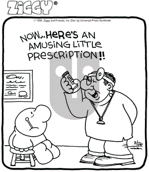 Ziggy on Tuesday March 26, 1996 Comic Strip