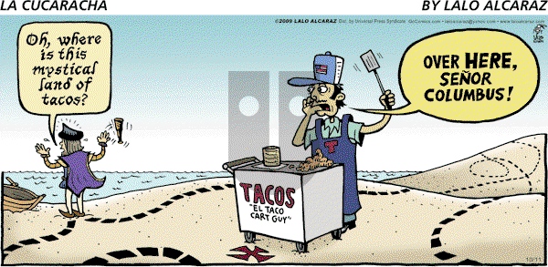 La Cucaracha on Sunday October 11, 2009 Comic Strip