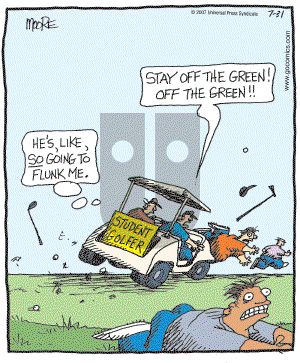 In the Bleachers - Tuesday July 31, 2007 Comic Strip