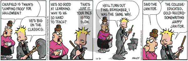 Frazz on Saturday October 30, 2004 Comic Strip