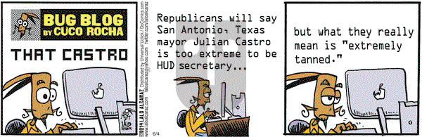 La Cucaracha on Wednesday June 4, 2014 Comic Strip