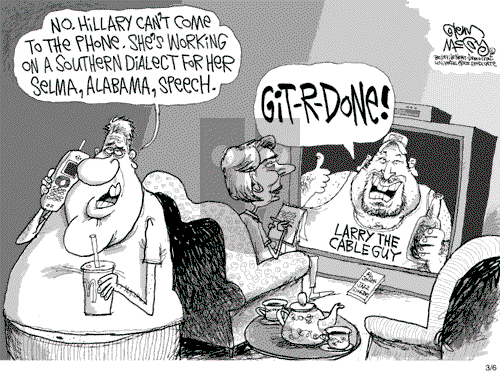 Glenn McCoy on Tuesday March 6, 2007 Comic Strip