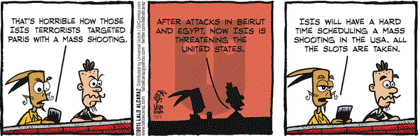 La Cucaracha on Tuesday December 1, 2015 Comic Strip