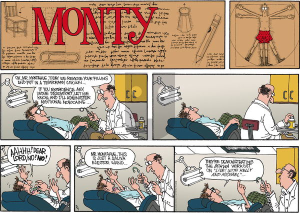 Monty on Sunday March 9, 2014 Comic Strip