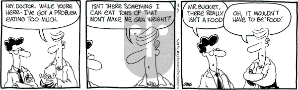The Buckets on Friday November 7, 2008 Comic Strip