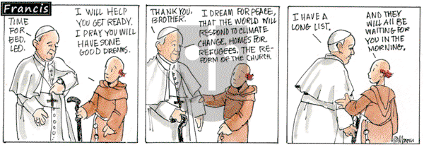 Francis on Monday May 27, 2024 Comic Strip