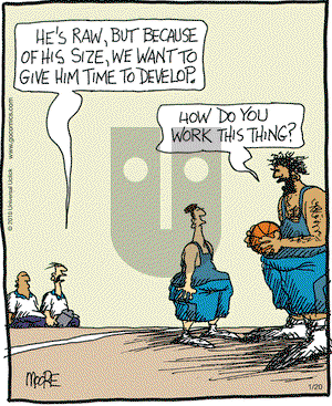 In the Bleachers on Wednesday January 20, 2010 Comic Strip