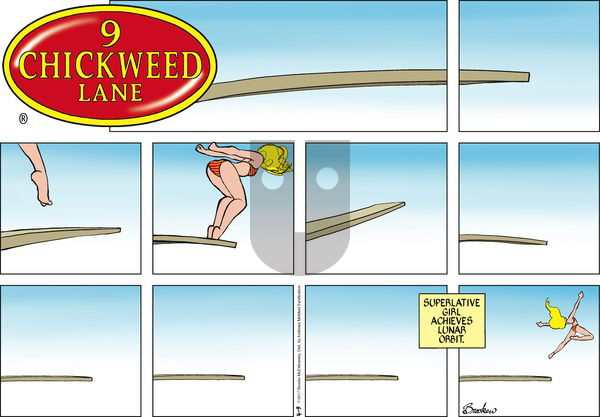 9 Chickweed Lane on Sunday April 9, 2017 Comic Strip