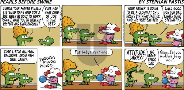 Pearls Before Swine on Sunday July 19, 2015 Comic Strip