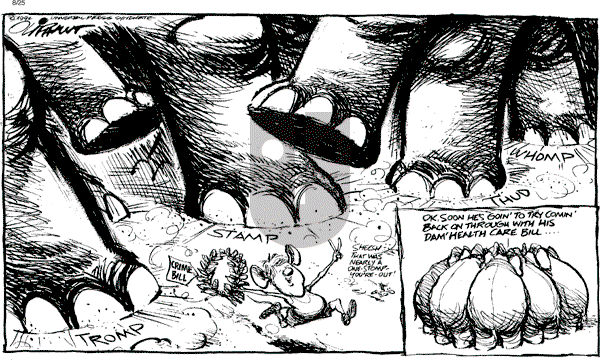 Pat Oliphant - Thursday August 25, 1994 Comic Strip