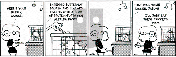 FoxTrot on Saturday March 30, 2002 Comic Strip