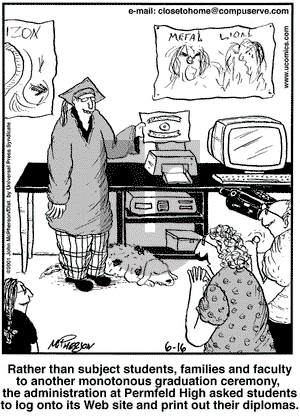 Close to Home on Saturday June 16, 2001 Comic Strip