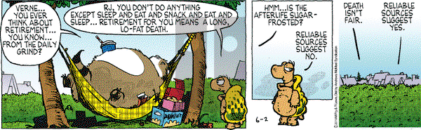 Over the Hedge on Saturday June 2, 2018 Comic Strip