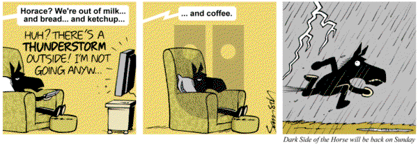 Dark Side of the Horse on Friday May 2, 2014 Comic Strip