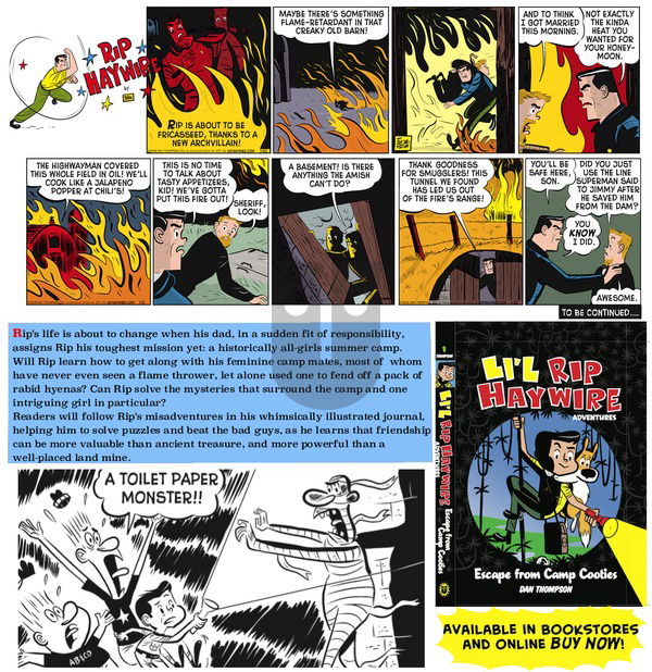 Rip Haywire on Sunday March 13, 2016 Comic Strip